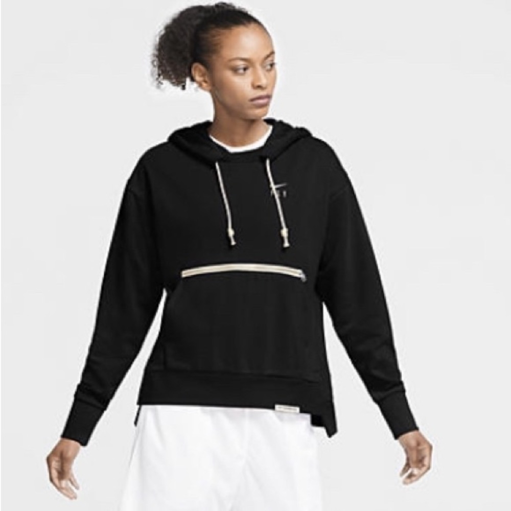 Nike Dri-Fit Standard Issue women’s  Black Pullover Hooded Sweatshirt | S (416)